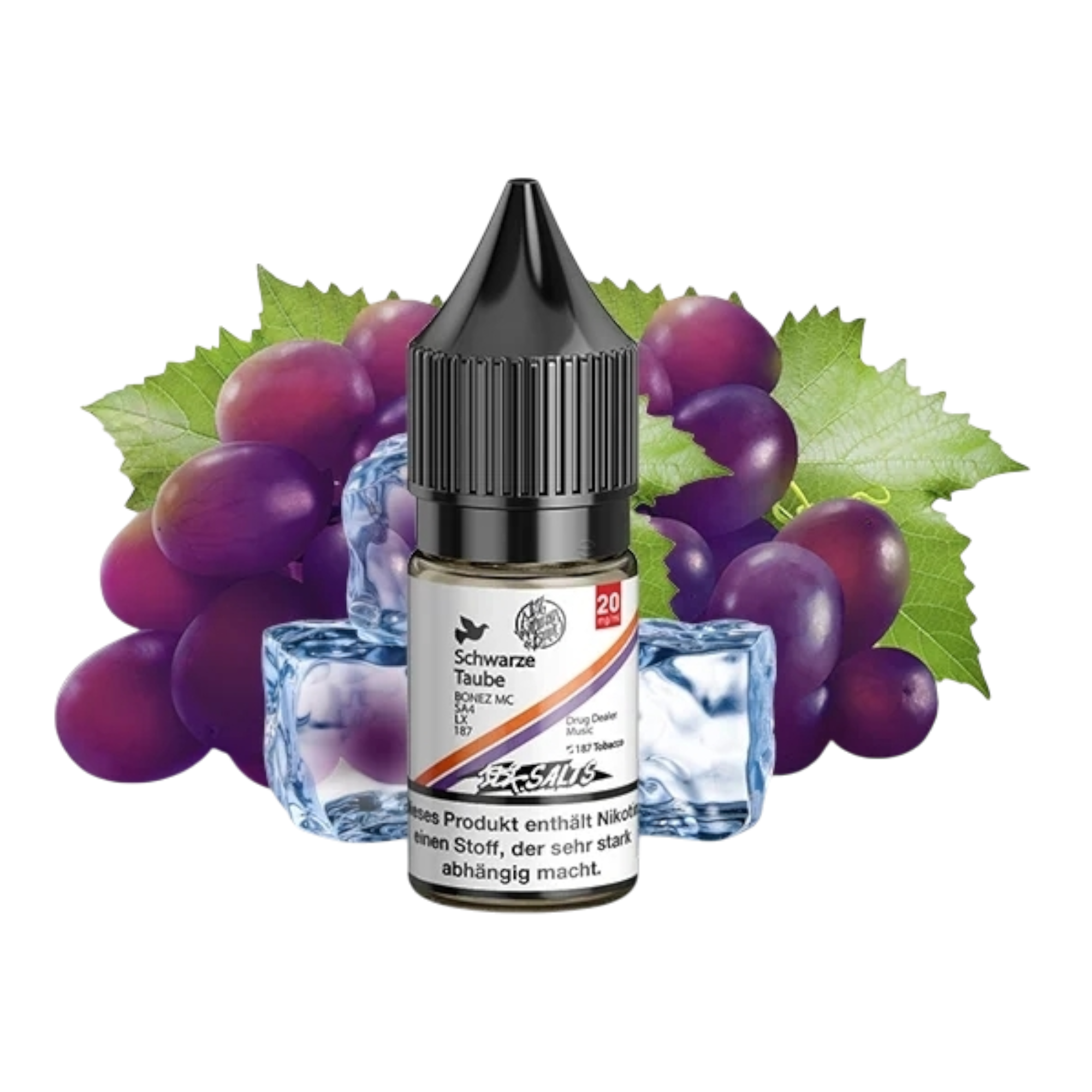 187 Salts - Schwarze Taube - 10ml - 20mg