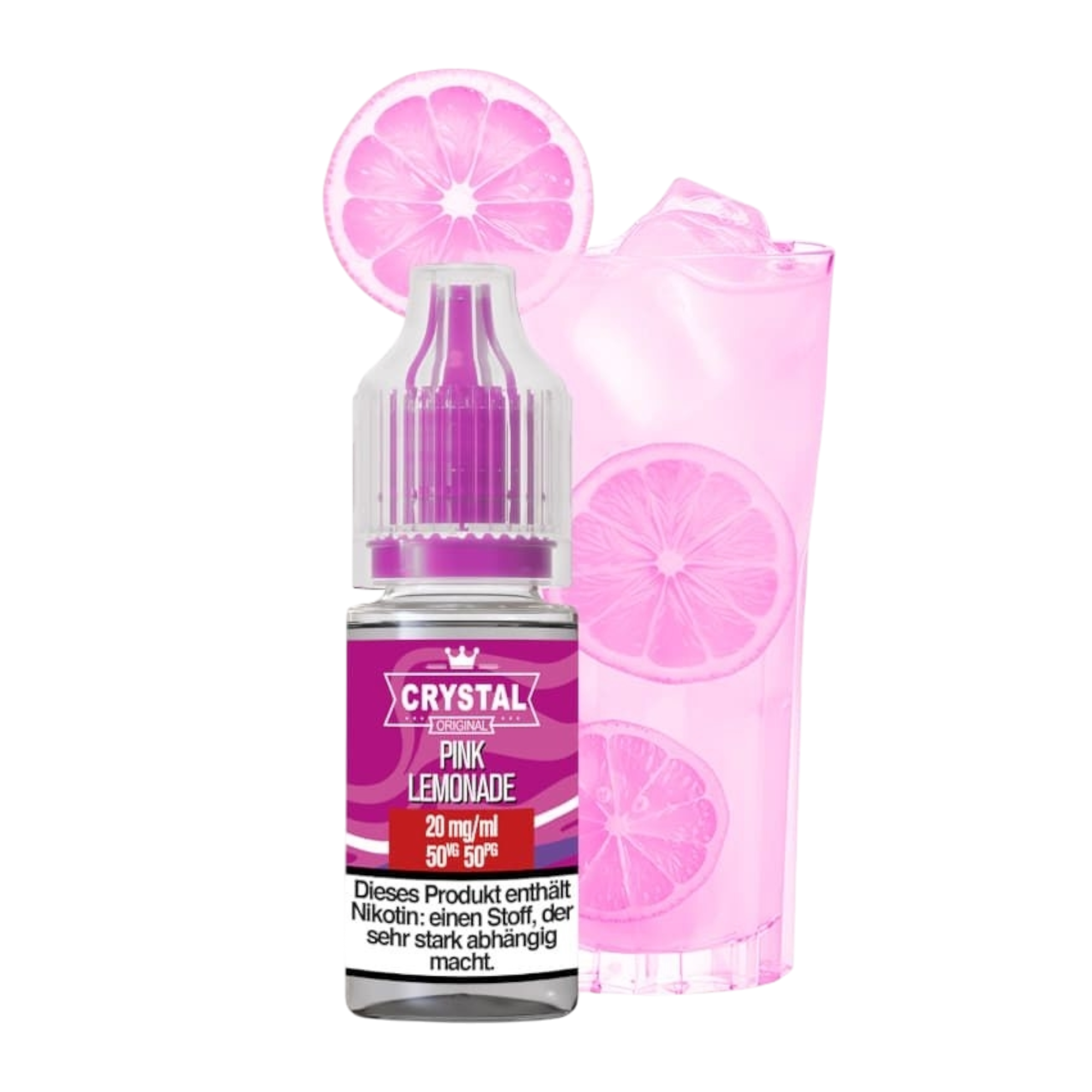 SKE - Crystal Liquid - Pink Lemonade - Nikotinsalz Liquid - 10ml - 10mg