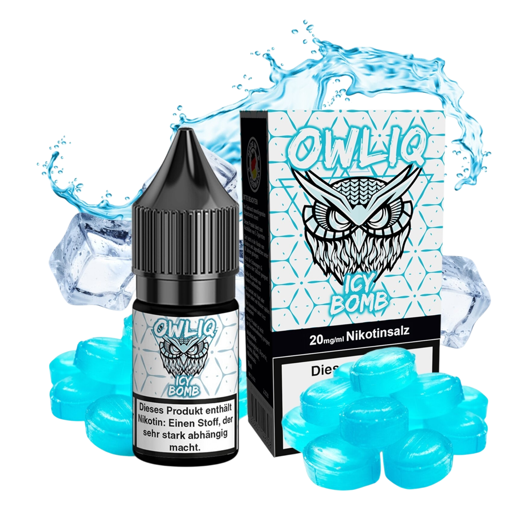 OWLIQ - ICY Bomb - Nikotinsalz Liquid - 10ml - 20mg