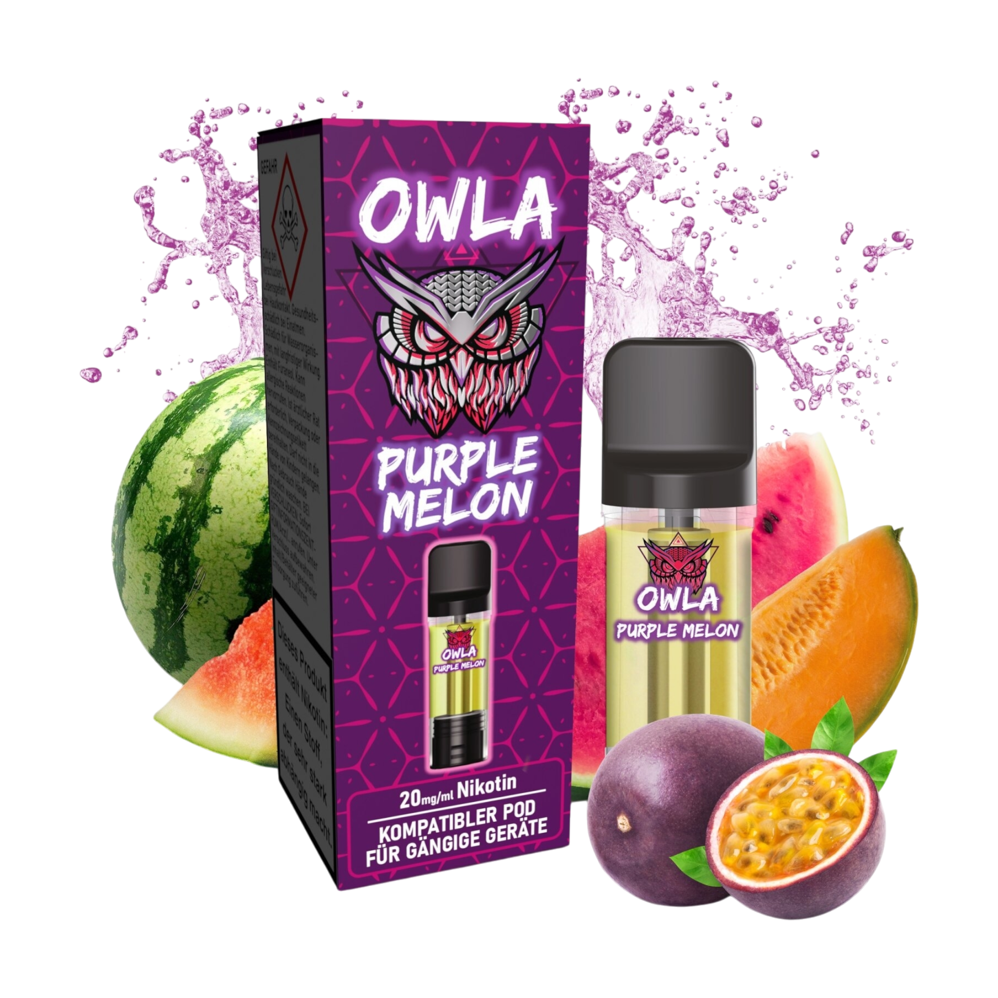 OWLA - Prefilled Pod - Purple Melon - 2ml - 20mg