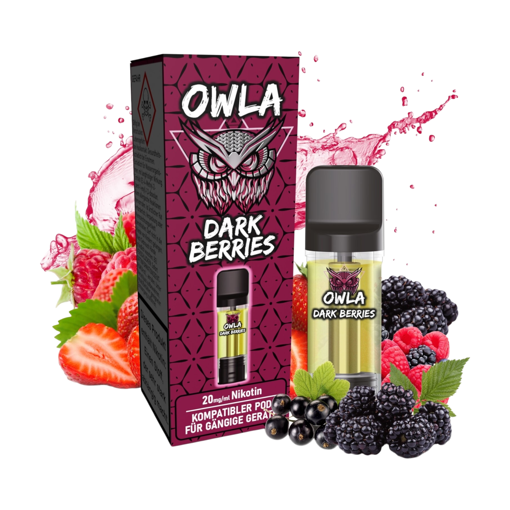 OWLA - Prefilled Pod - Dark Berries - 2ml - 20mg