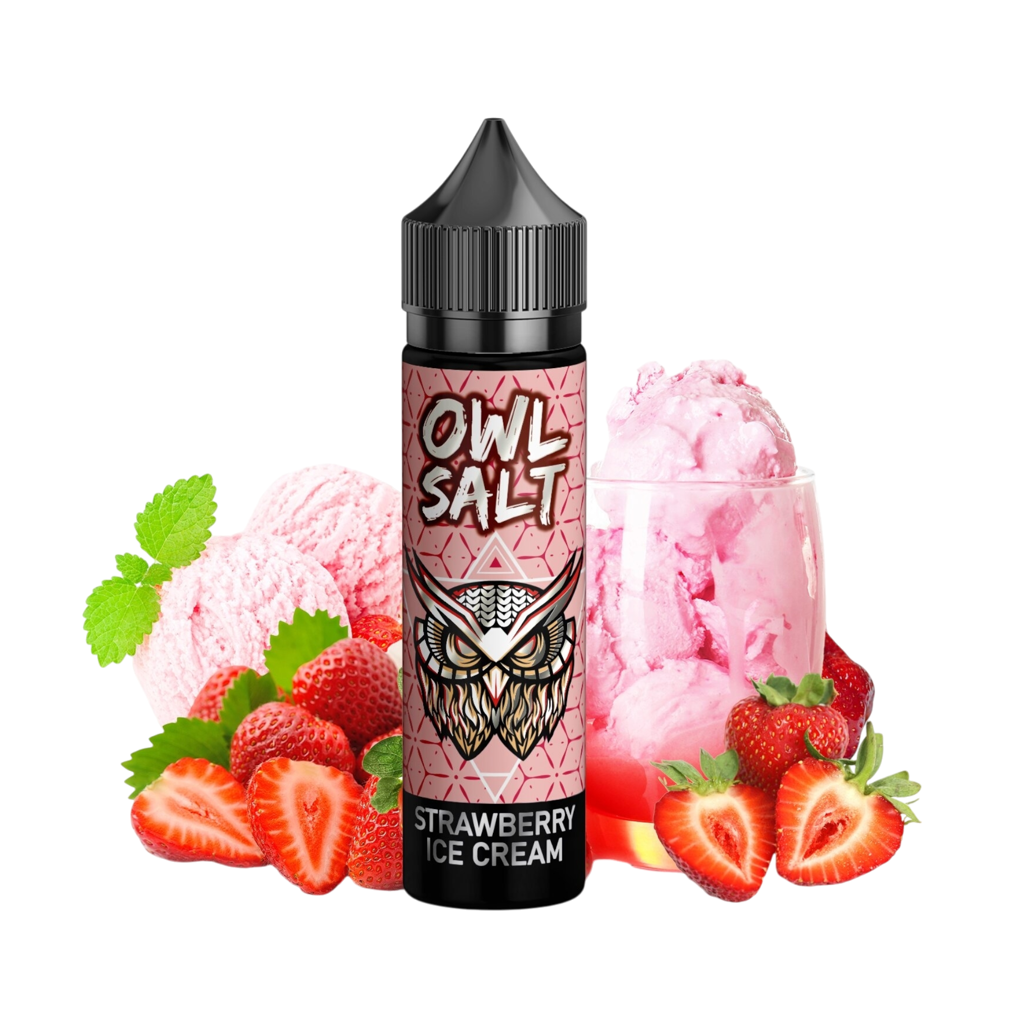 OWL Salt - Strawberry Ice Cream Overdosed - Aroma - 10ml