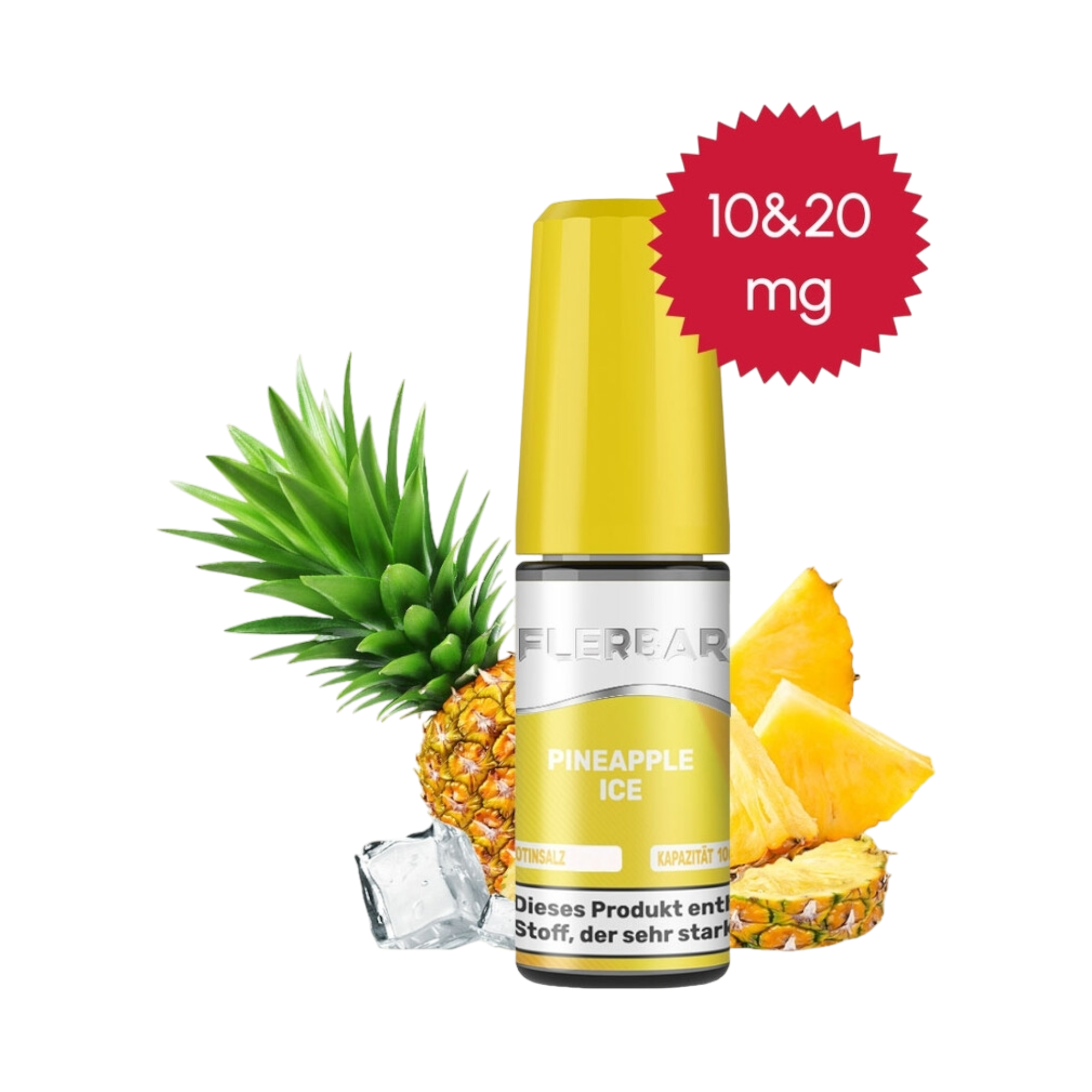 Flerbar - Pineapple Ice - Nikotinsalz Liquid - 10ml - 20mg