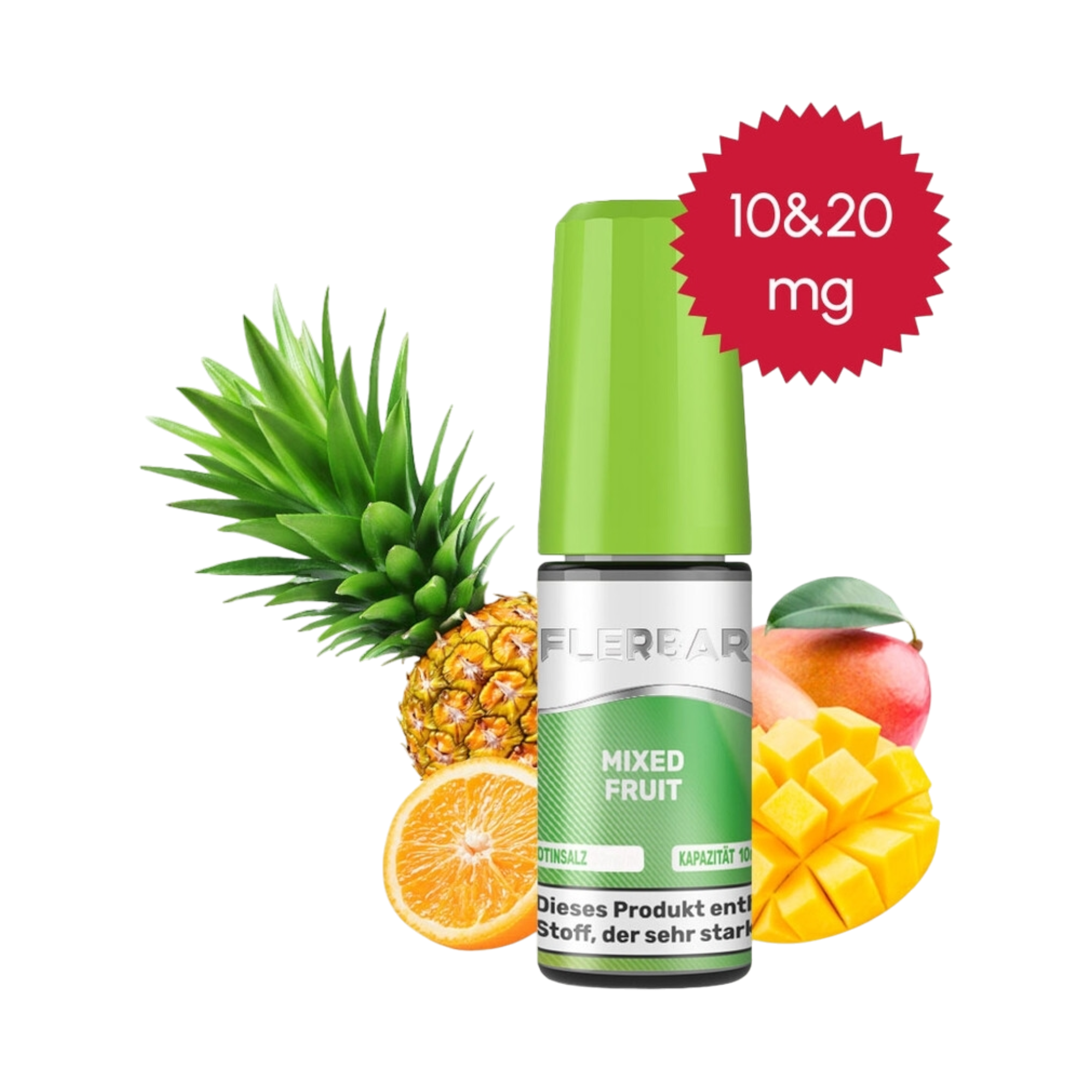 Flerbar - Mixed Fruit - Nikotinsalz Liquid - 10ml - 20mg