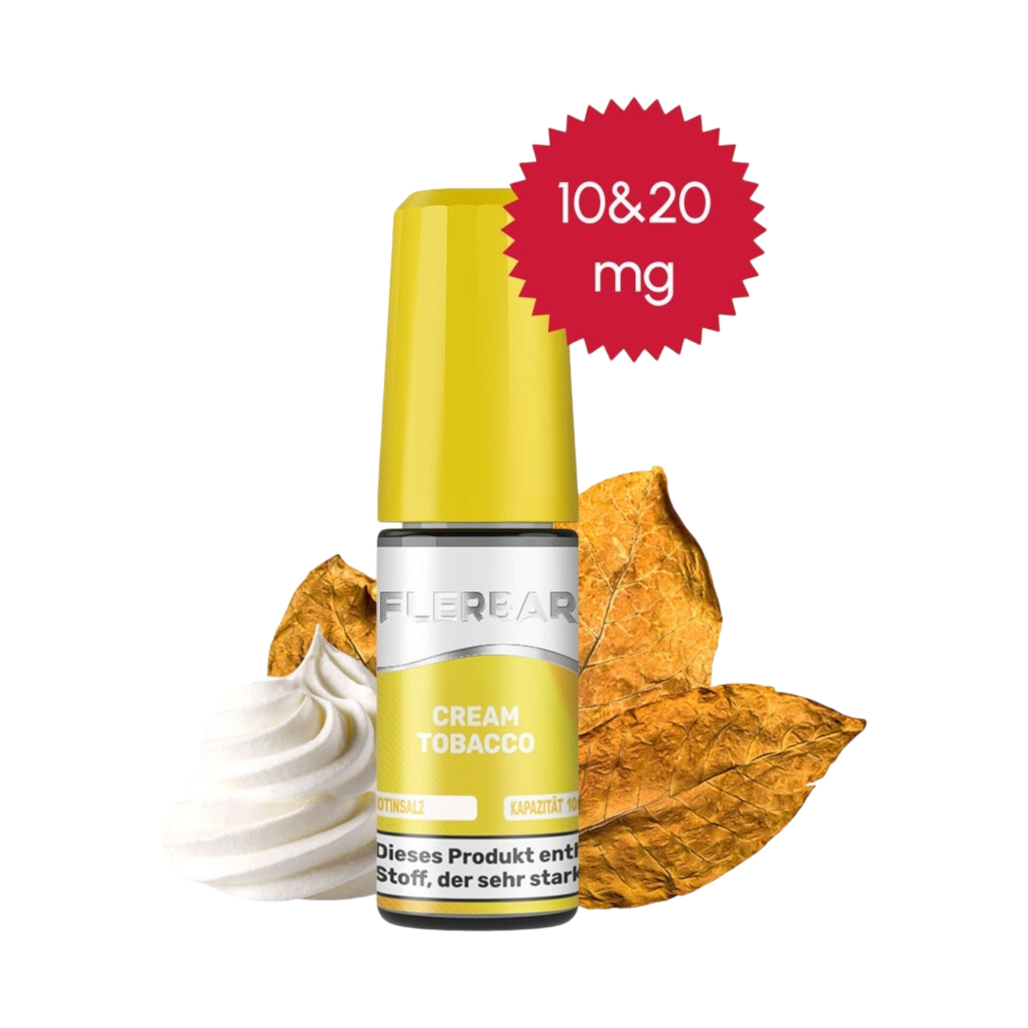 Flerbar - Cream Tobacco - Nikotinsalz Liquid - 10ml - 20mg