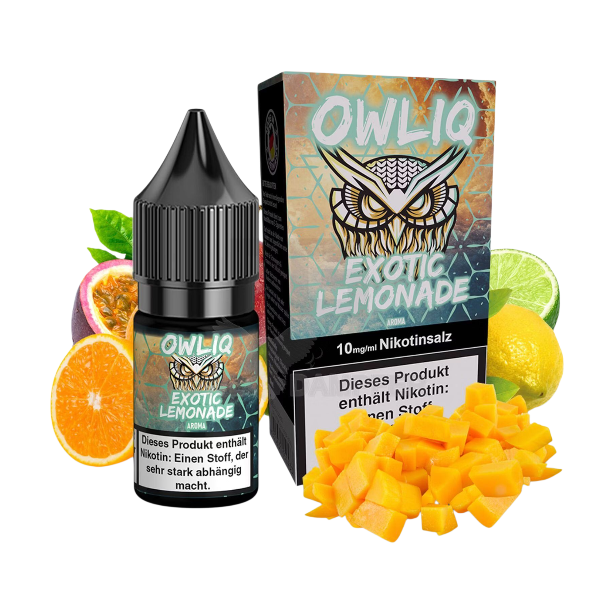 OWLIQ - Exotic Lemonade - Nikotinsalz Liquid - 10ml - 10mg