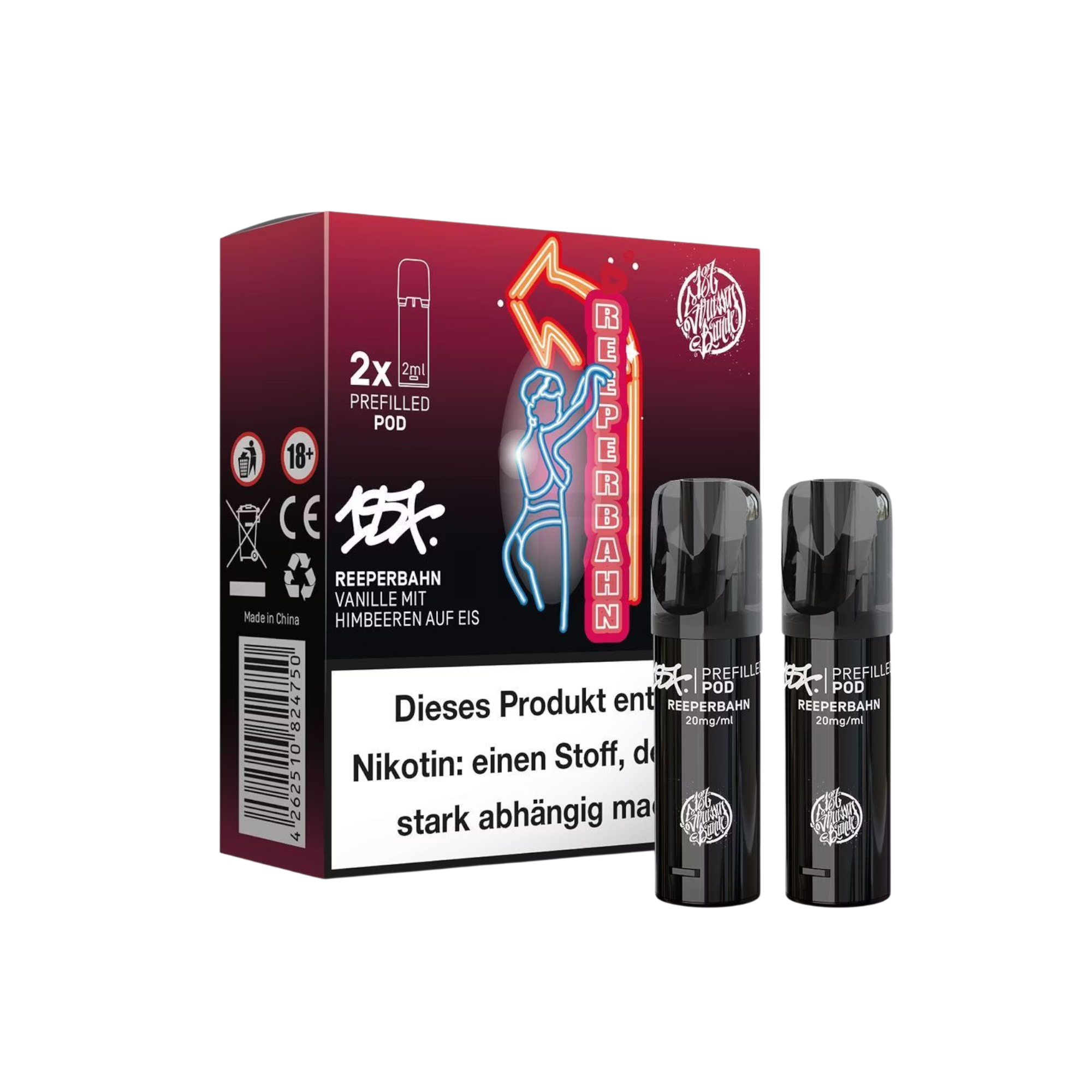 187 Straßenbande - Prefilled Pod Reeperbahn - 2ml - 2er Pack
