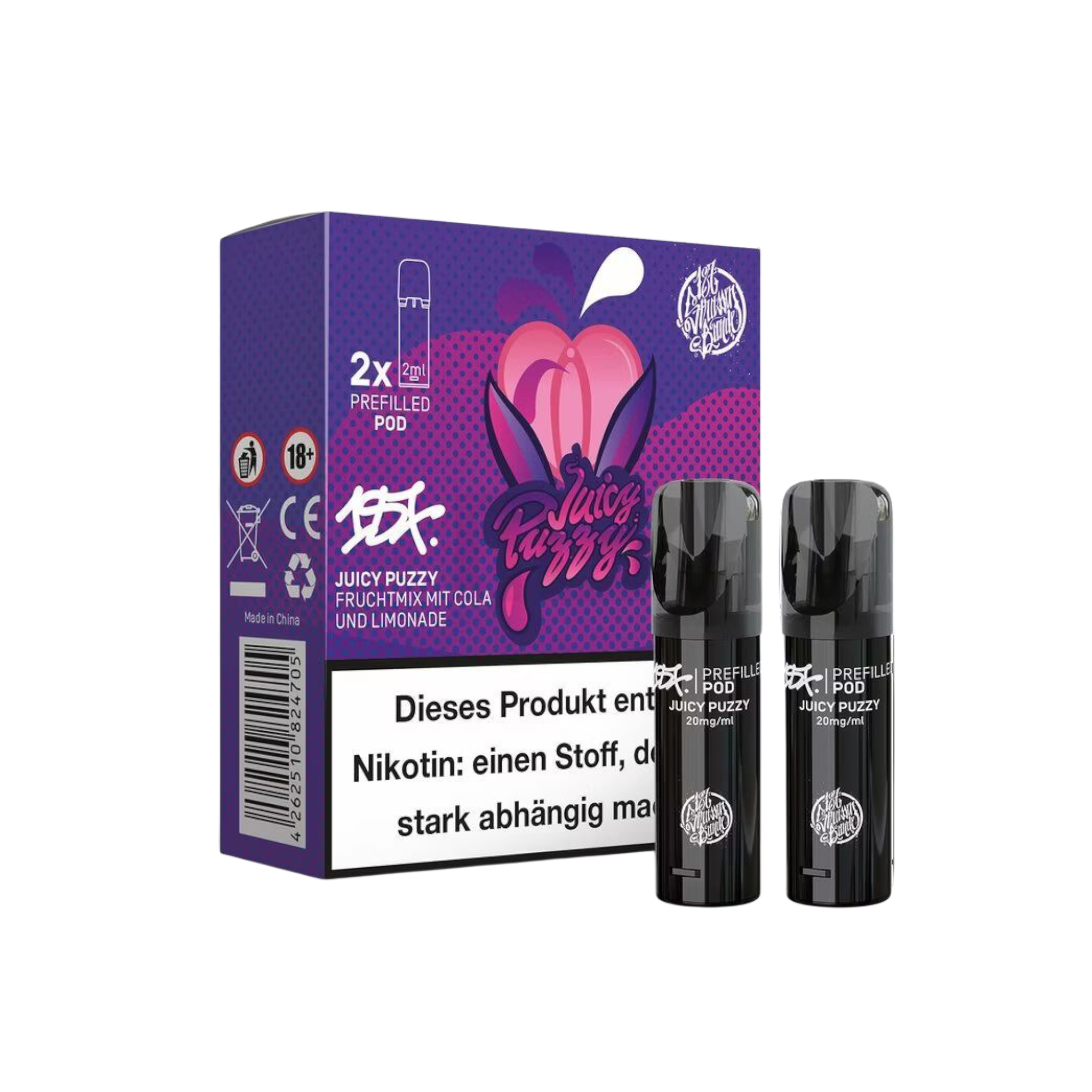 187 Straßenbande - Prefilled Pod Juicy Puzzy - 2ml - 2er Pack
