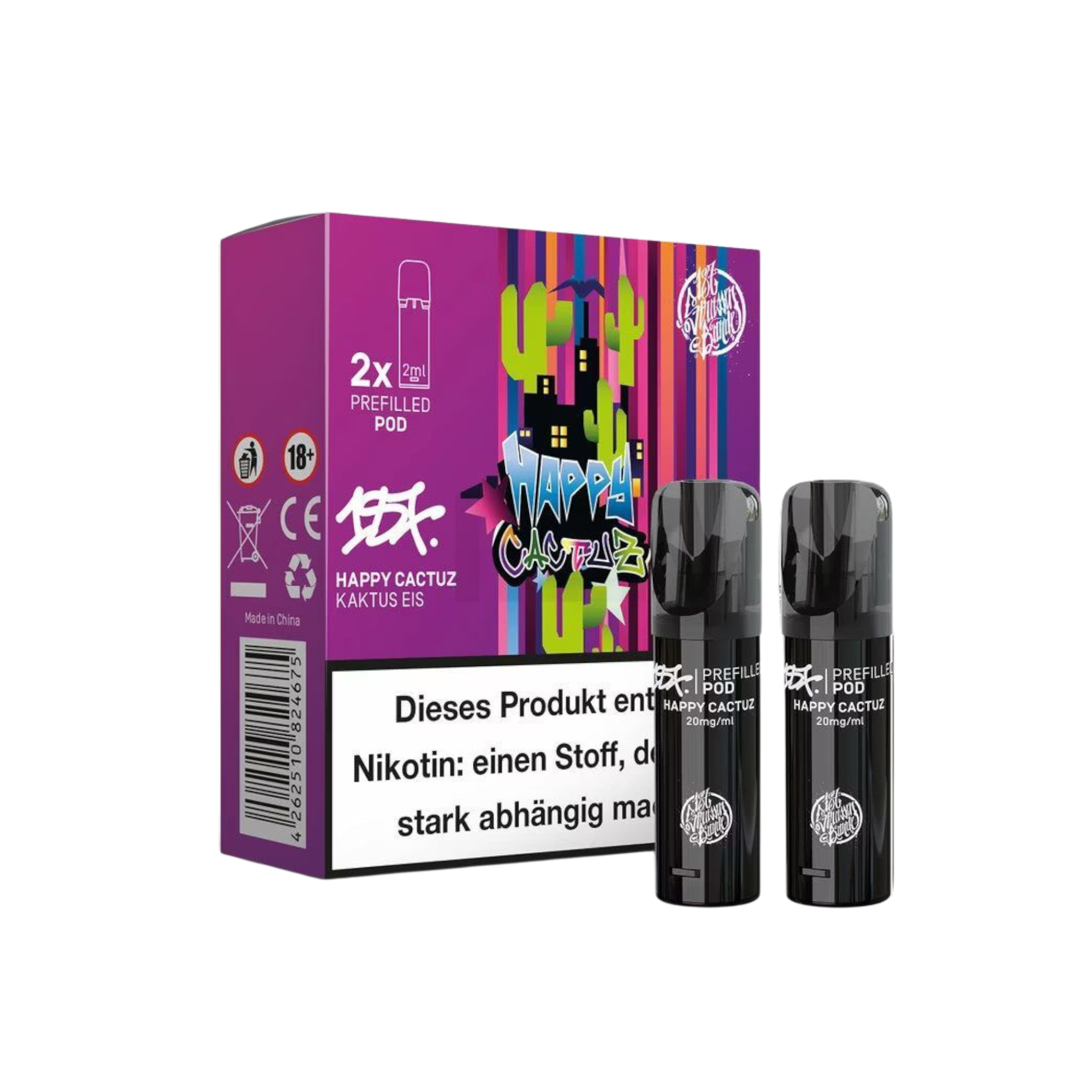 187 Straßenbande - Prefilled Pod Happy Cactuz - 2ml - 2er Pack