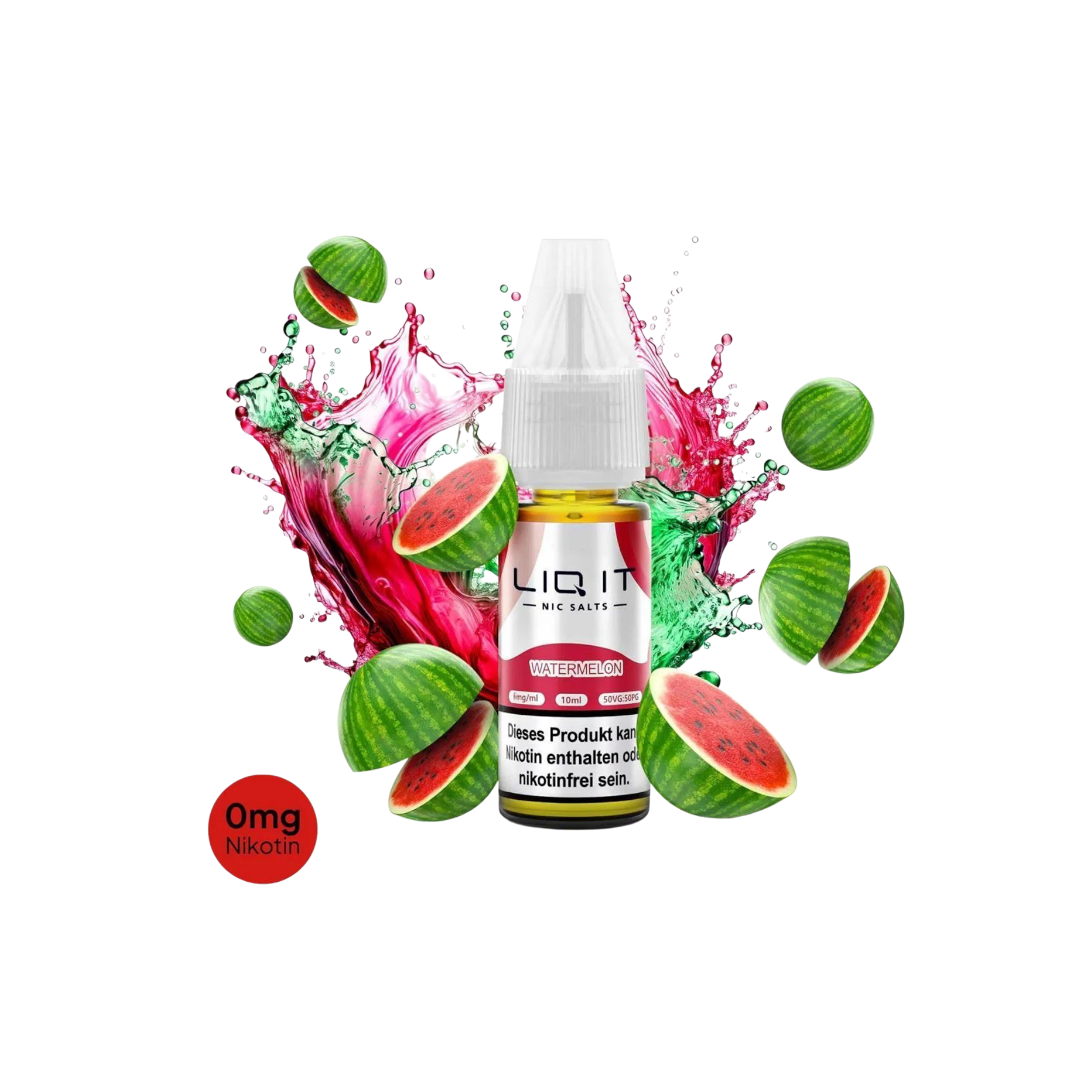 LIQ IT - Nikotinsalz-Liquid - 10ml - Watermelon - 0mg