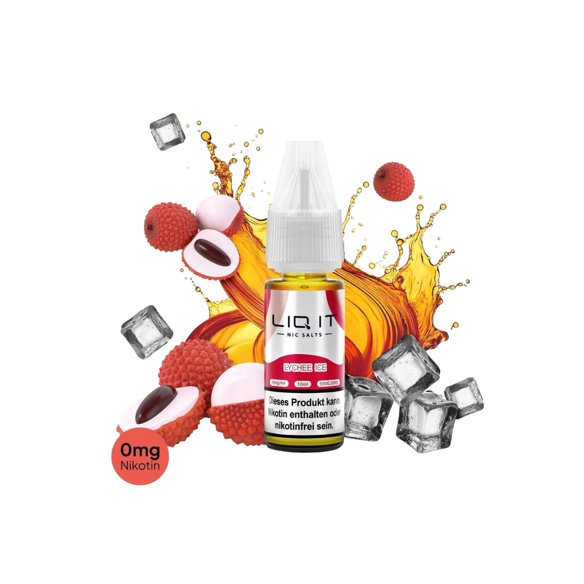 LIQ IT - Nikotinsalz-Liquid - 10ml - Lychee Ice - 0mg