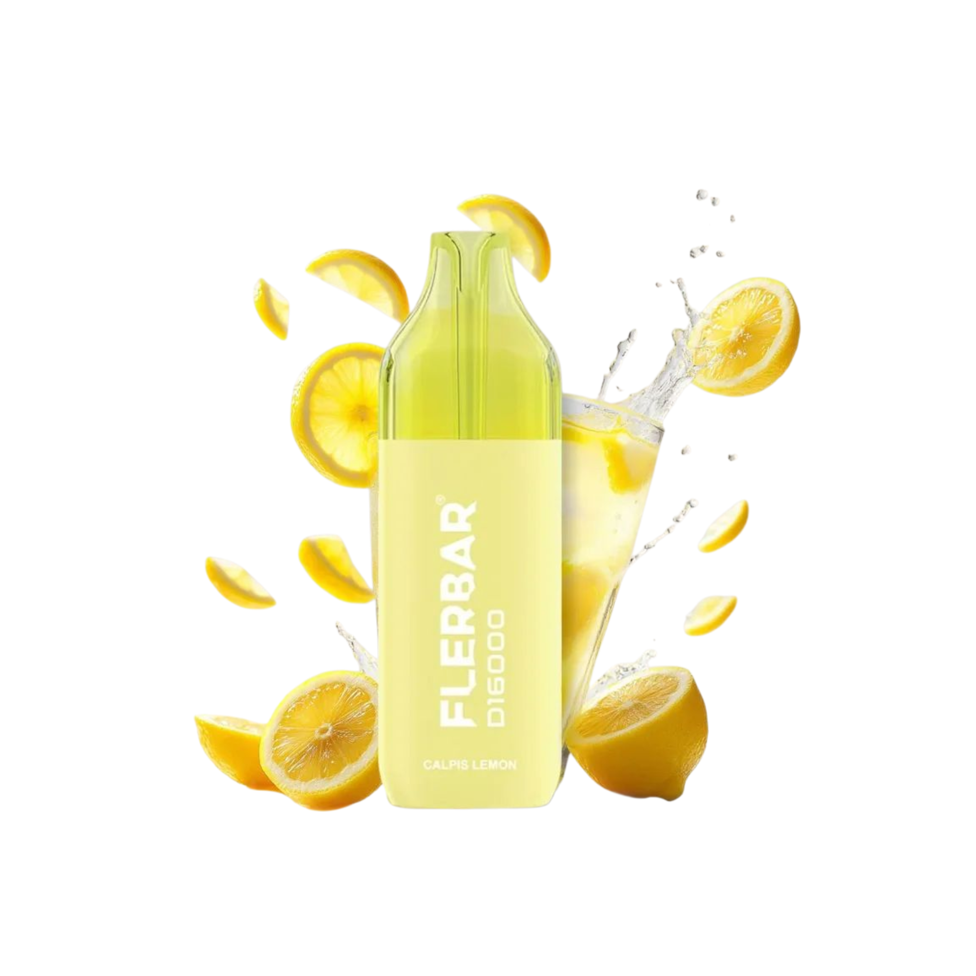 Flerbar - D16000 - 2ml - Einweg E-Zigarette - 20mg - Calpis Lemon