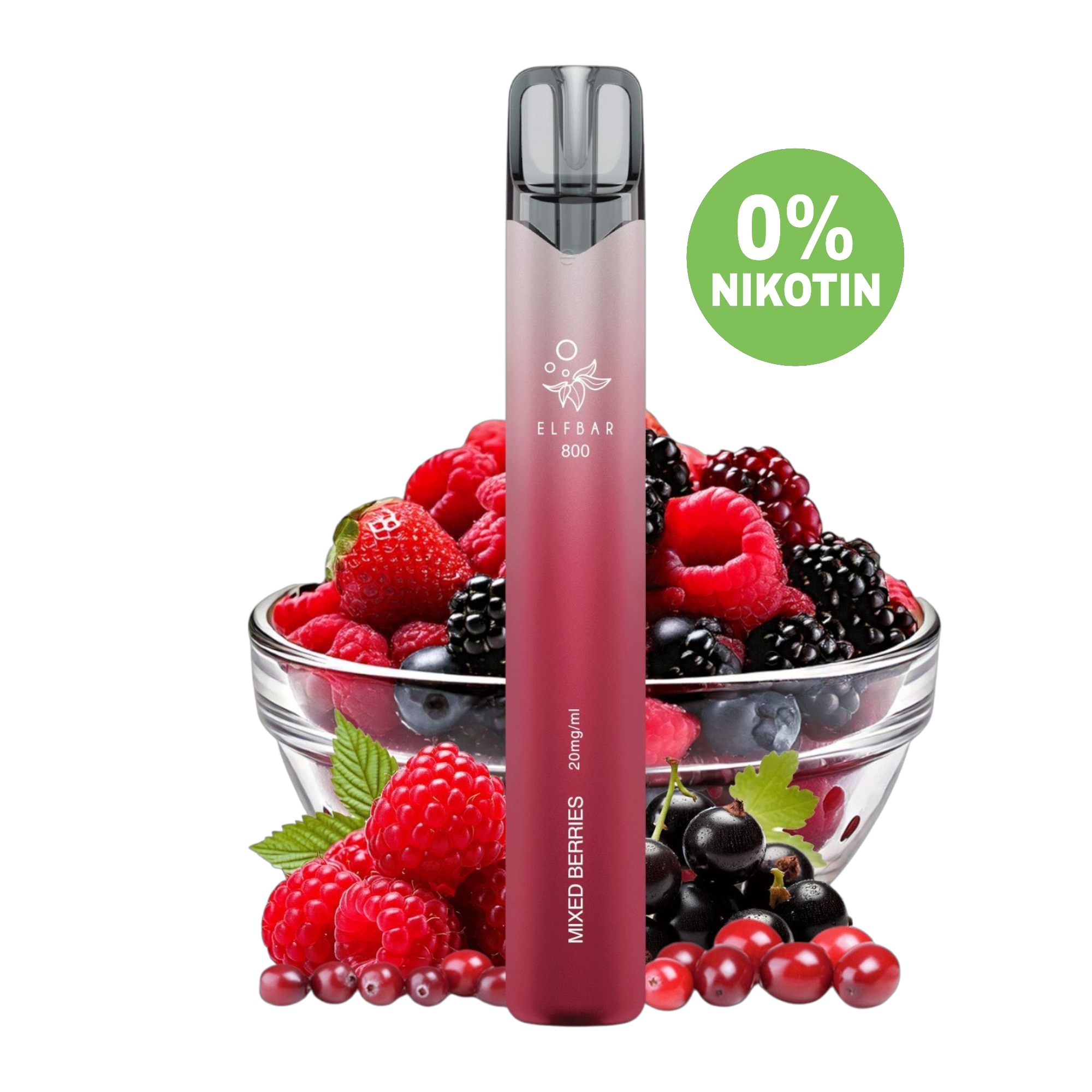 Elfbar - 800 - Einweg E-Zigarette - 0mg - Nikotinfrei - Mixed Berries