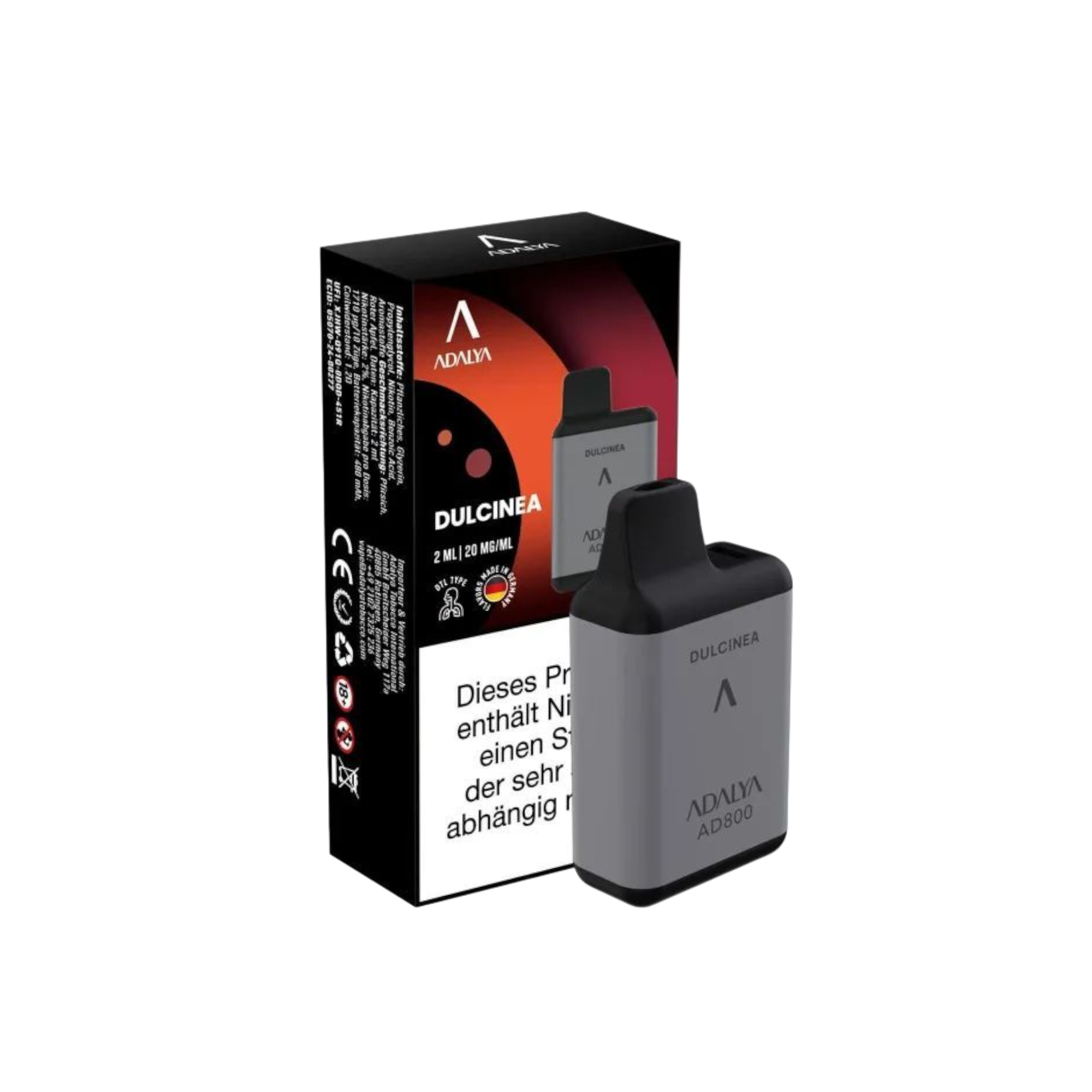 Adalya - AD800 Einweg Vape - 20mg - Dulcinea