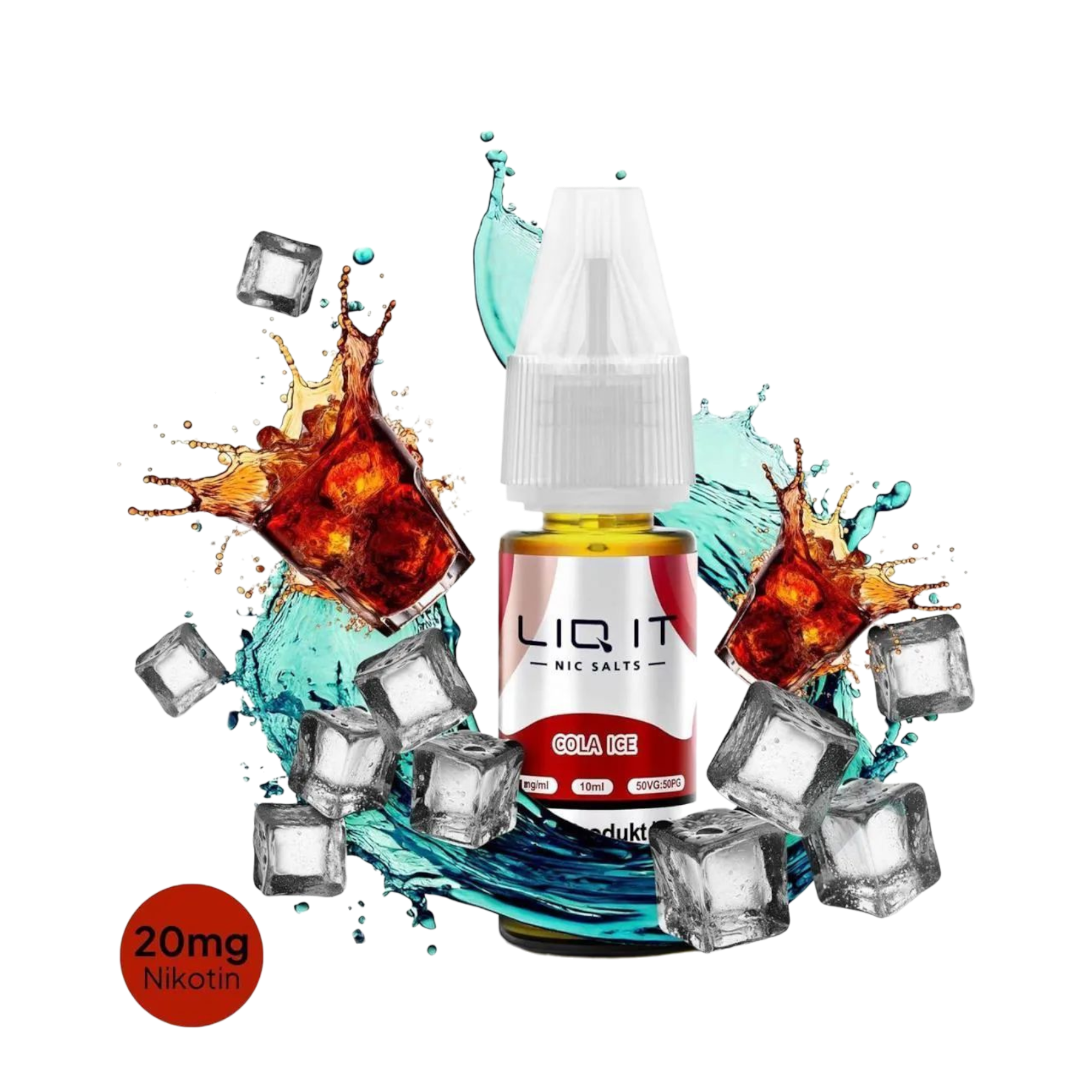 LIQ IT - Nikotinsalz-Liquid - 10ml - Cola Ice - 20mg