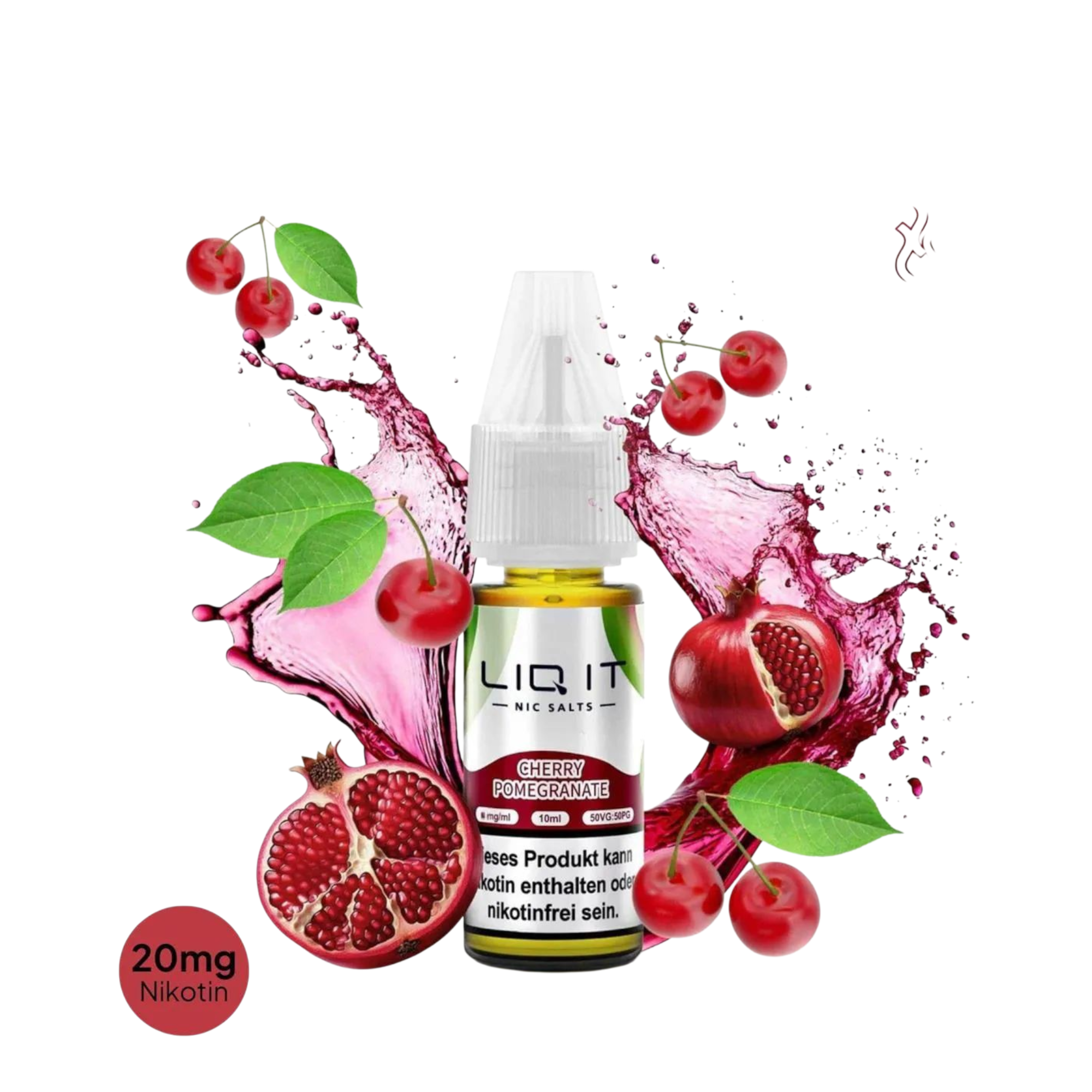 LIQ IT - Nikotinsalz-Liquid - 10ml - Cherry Pomegranate - 20mg