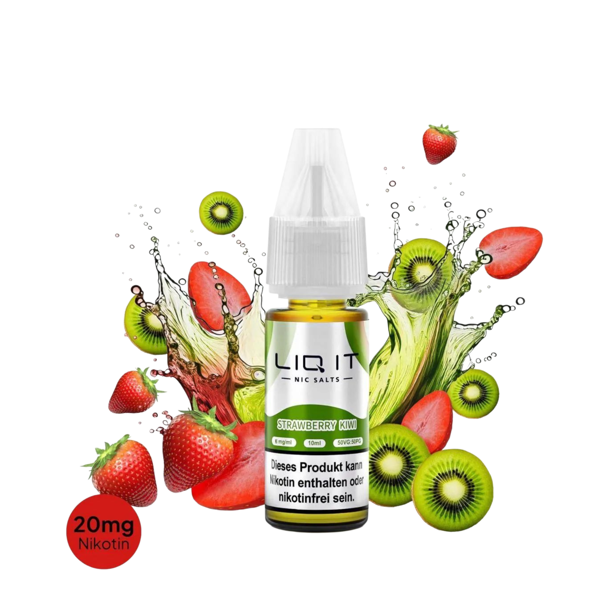 LIQ IT - Nikotinsalz-Liquid - 10ml - Strawberry Kiwi - 20mg