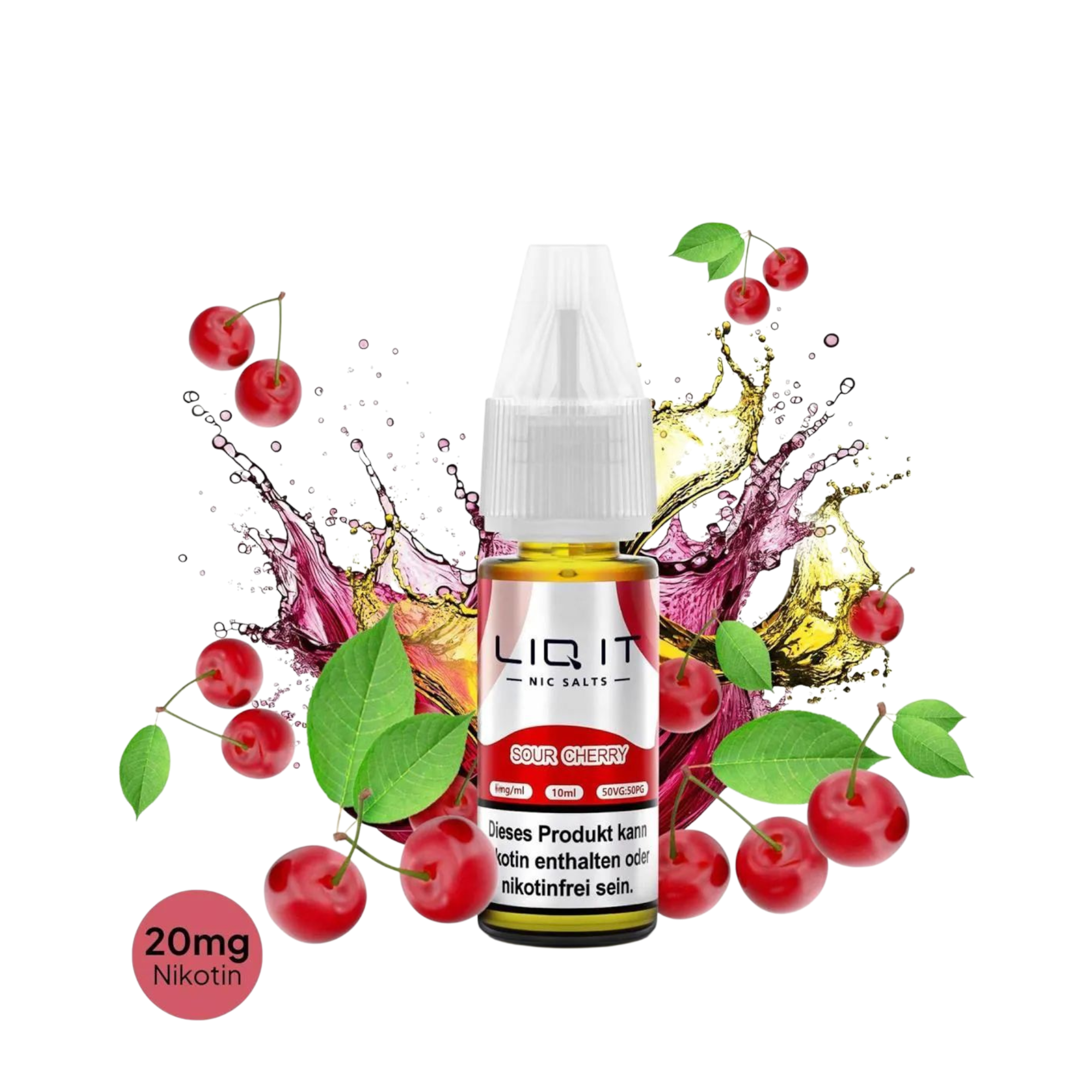 LIQ IT - Nikotinsalz-Liquid - 10ml - Sour Cherry - 20mg