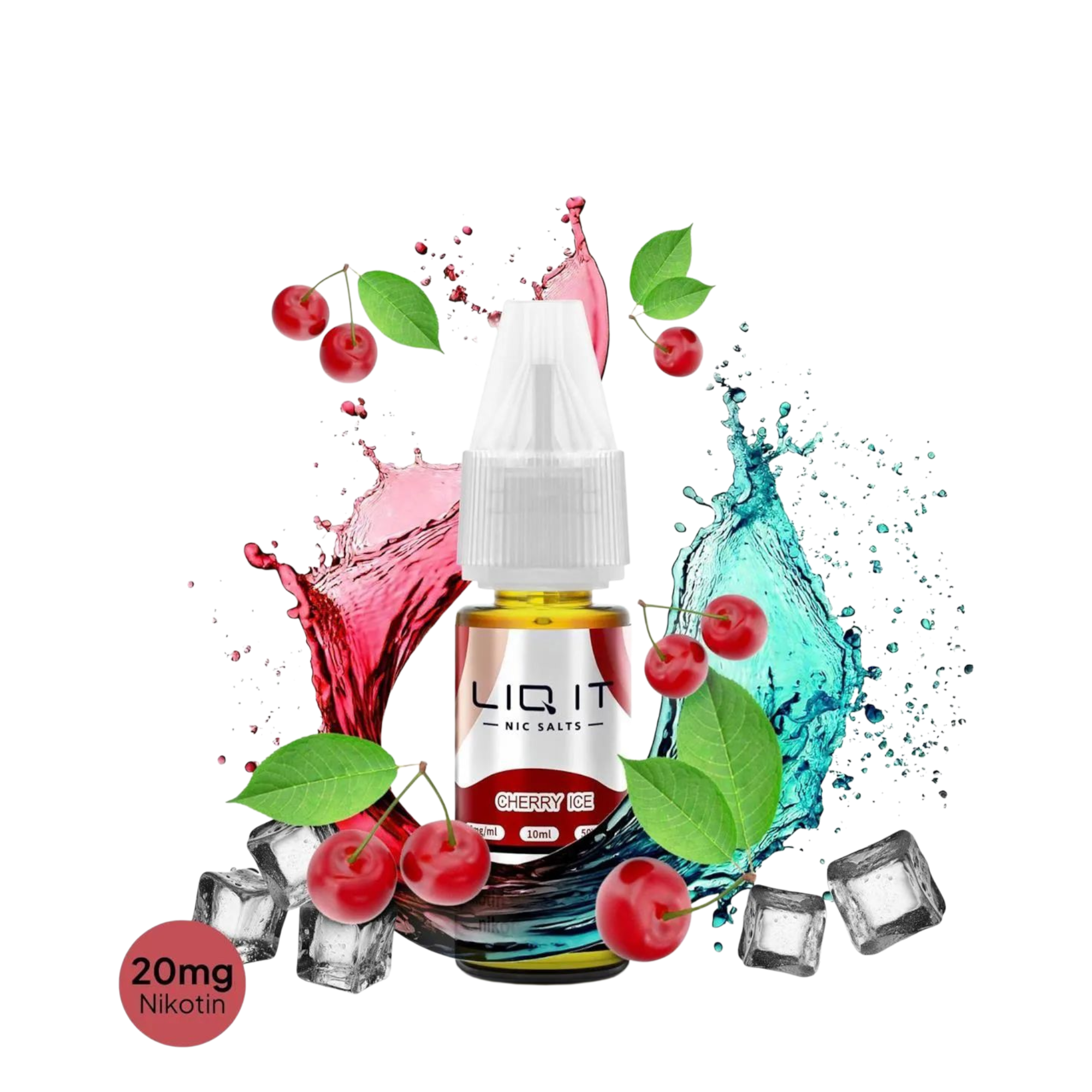LIQ IT - Nikotinsalz-Liquid - 10ml - Cherry Ice - 20mg