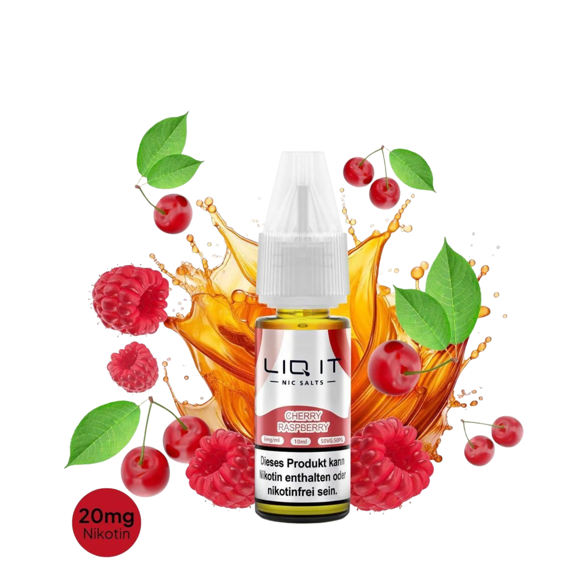 LIQ IT - Nikotinsalz-Liquid - 10ml - Cherry Raspberry - 20mg
