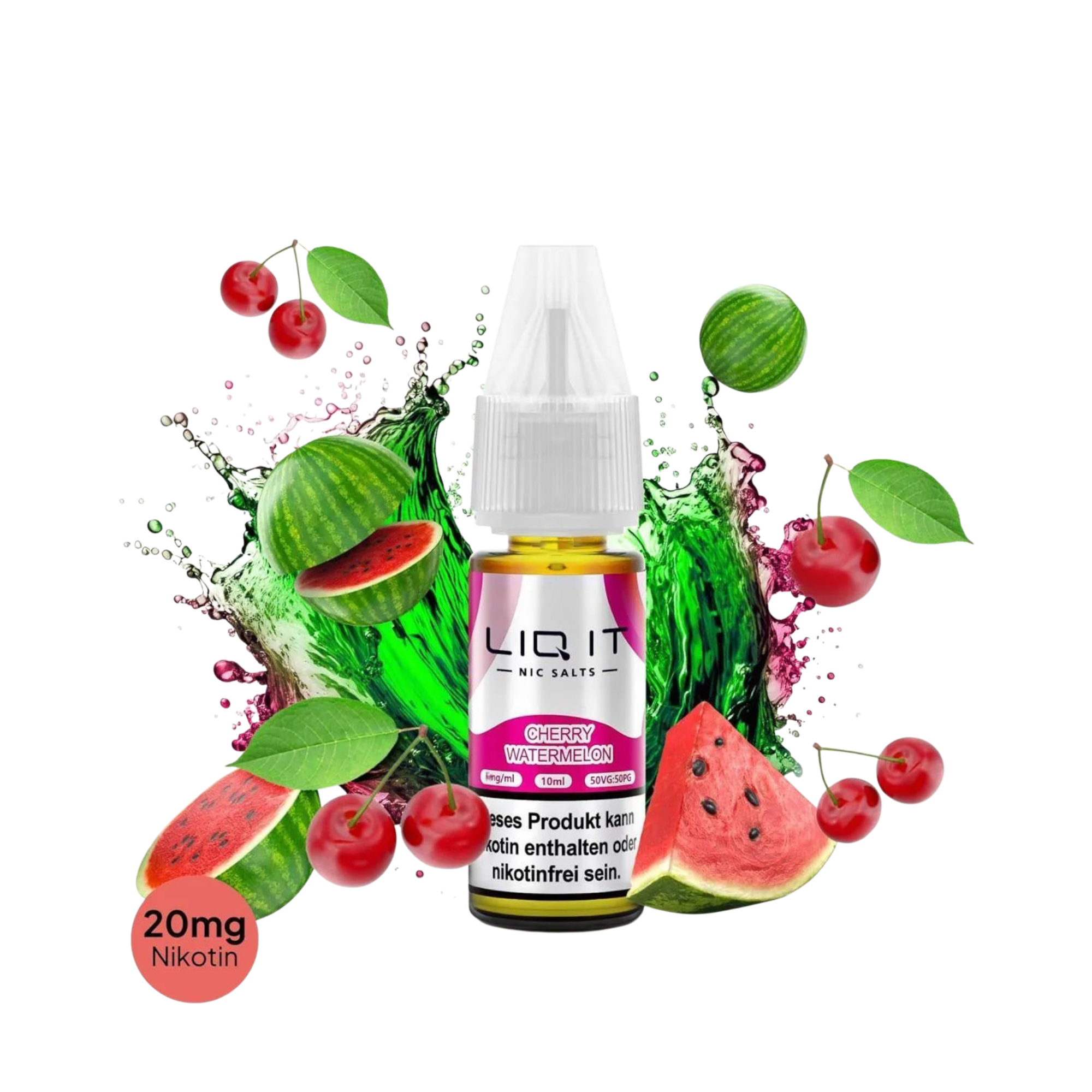 LIQ IT - Nikotinsalz-Liquid - 10ml - Cherry Watermelon - 20mg
