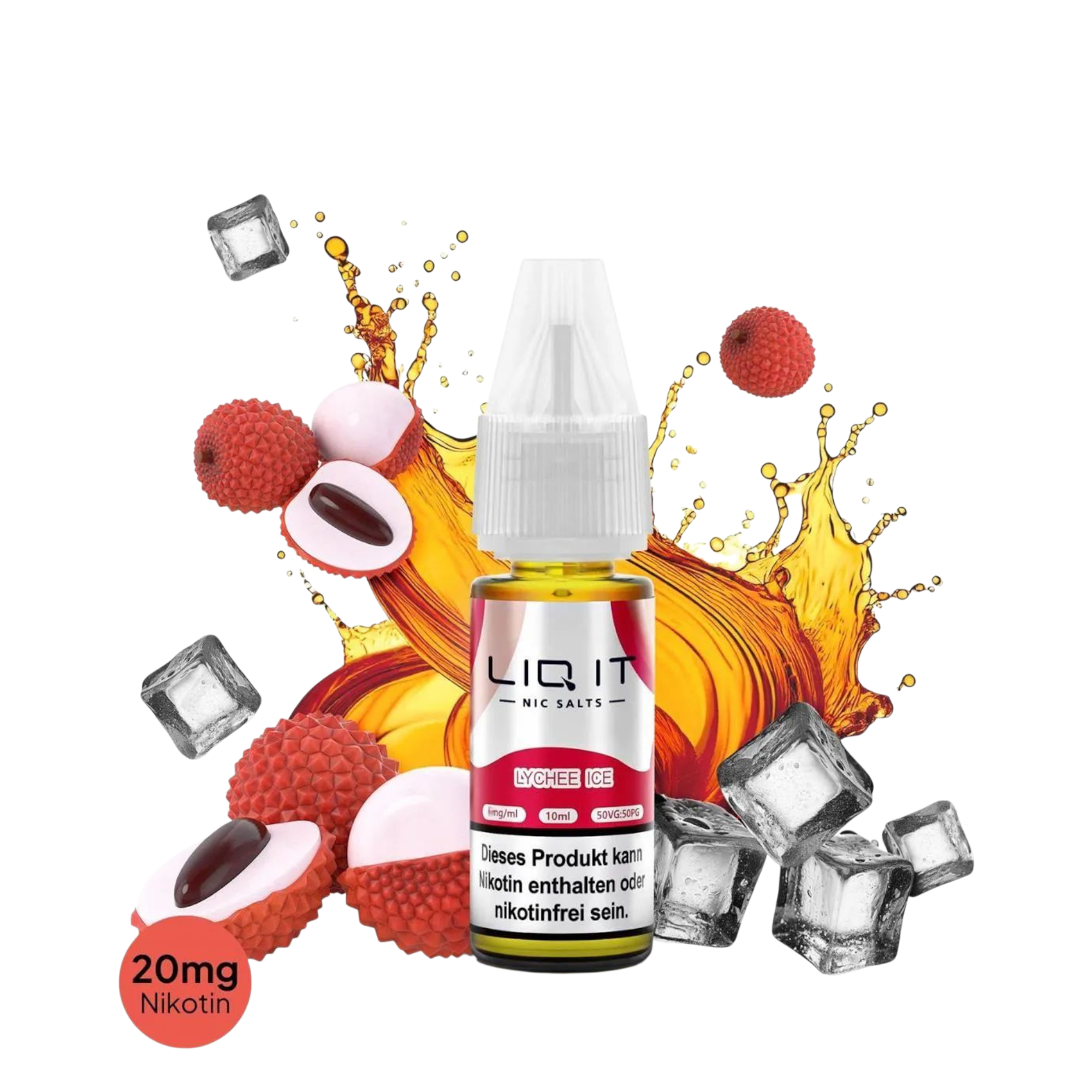 LIQ IT - Nikotinsalz-Liquid - 10ml - Lychee Ice - 20mg