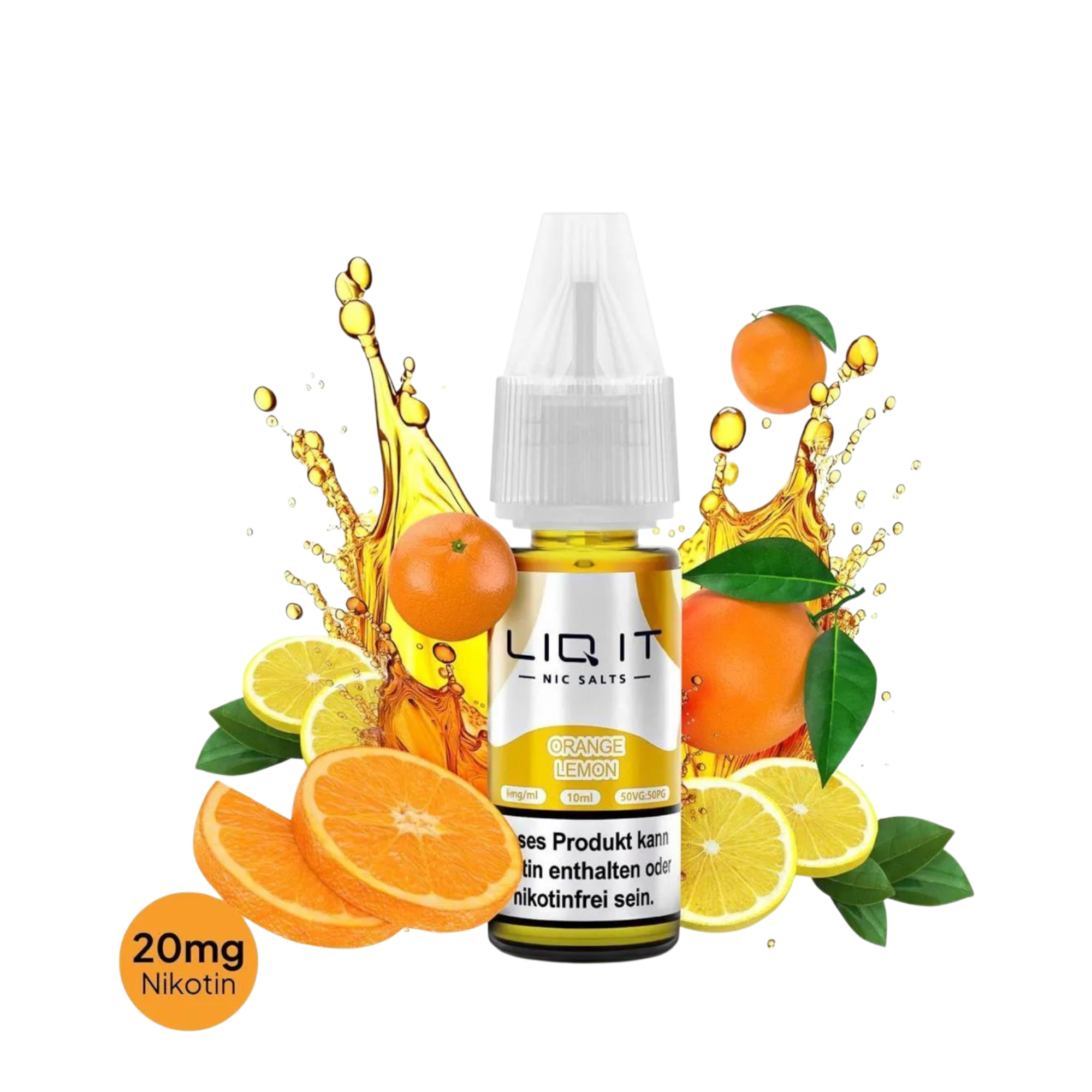 LIQ IT - Nikotinsalz-Liquid - 10ml - Orange Lemon - 20mg