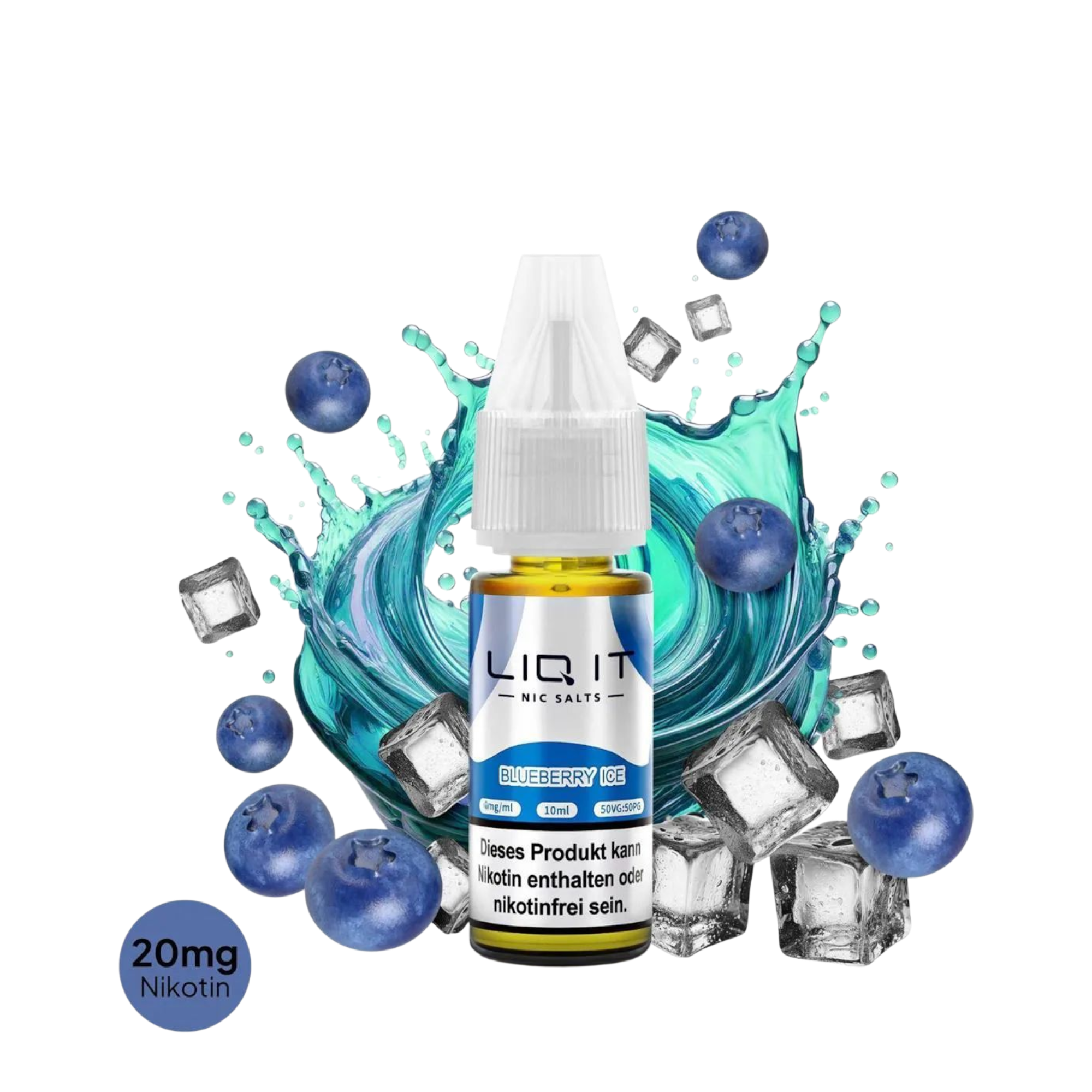 LIQ IT - Nikotinsalz-Liquid - 10ml - Blueberry Ice - 20mg