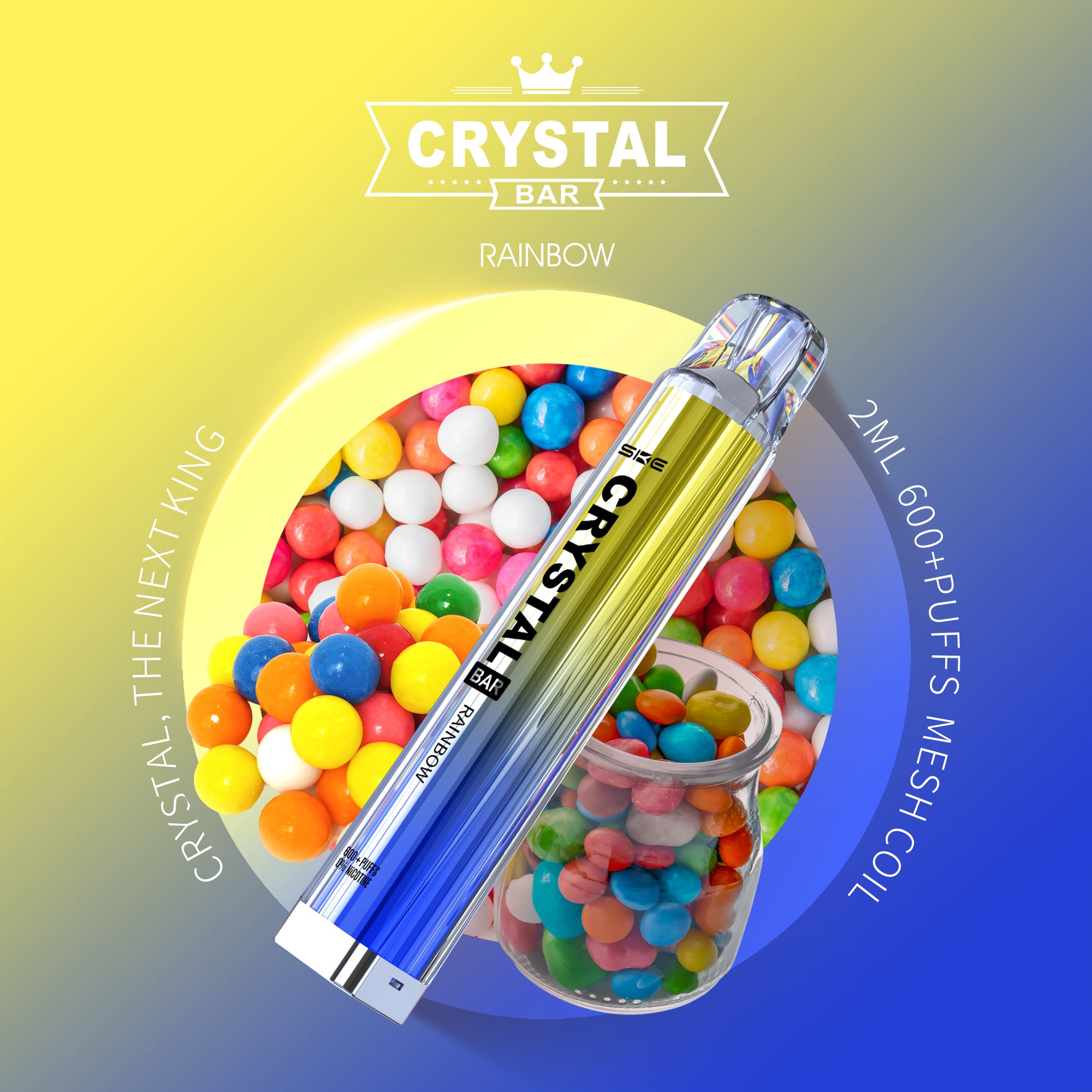 Crystal Bar SKE E-Vape | Rainbow