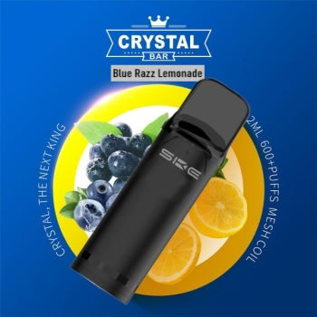 SKE - Crystal 800 Pro - Prefilled Pod - 20mg - 2er Paket - Blue Razz Lemonade