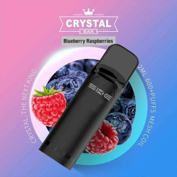 SKE - Crystal 800 Pro - Prefilled Pod - 20mg - 2er Paket - Blueberry Raspberries