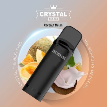 SKE - Crystal 800 Pro - Prefilled Pod - 20mg - 2er Paket - Coconut Melon