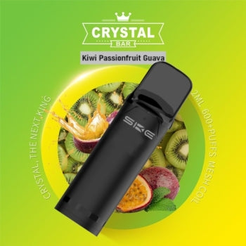 SKE - Crystal 800 Pro - Prefilled Pod - 20mg - 2er Paket - Kiwi Passion Fruit Guava