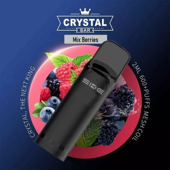 SKE - Crystal 800 Pro - Prefilled Pod - 20mg - 2er Paket - Mix Berries