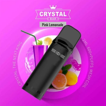 SKE - Crystal 800 Pro - Prefilled Pod - 20mg - 2er Paket - Pink Lemonade