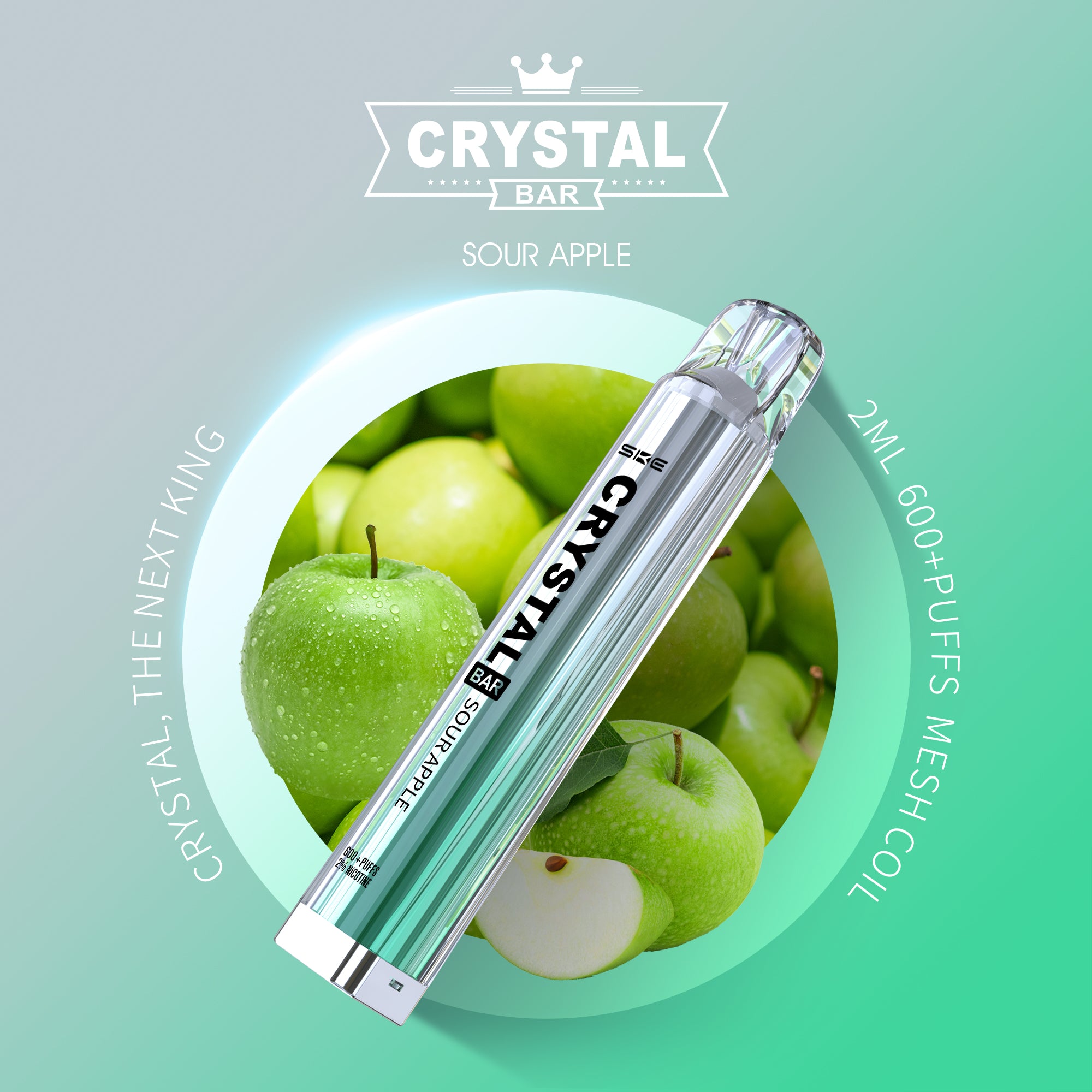 Crystal Bar SKE E-Vape | Sour Apple