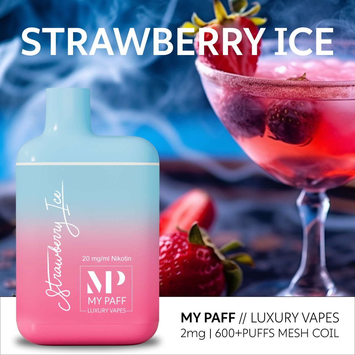 MyPaff Mini E-Vape | Strawberry Ice