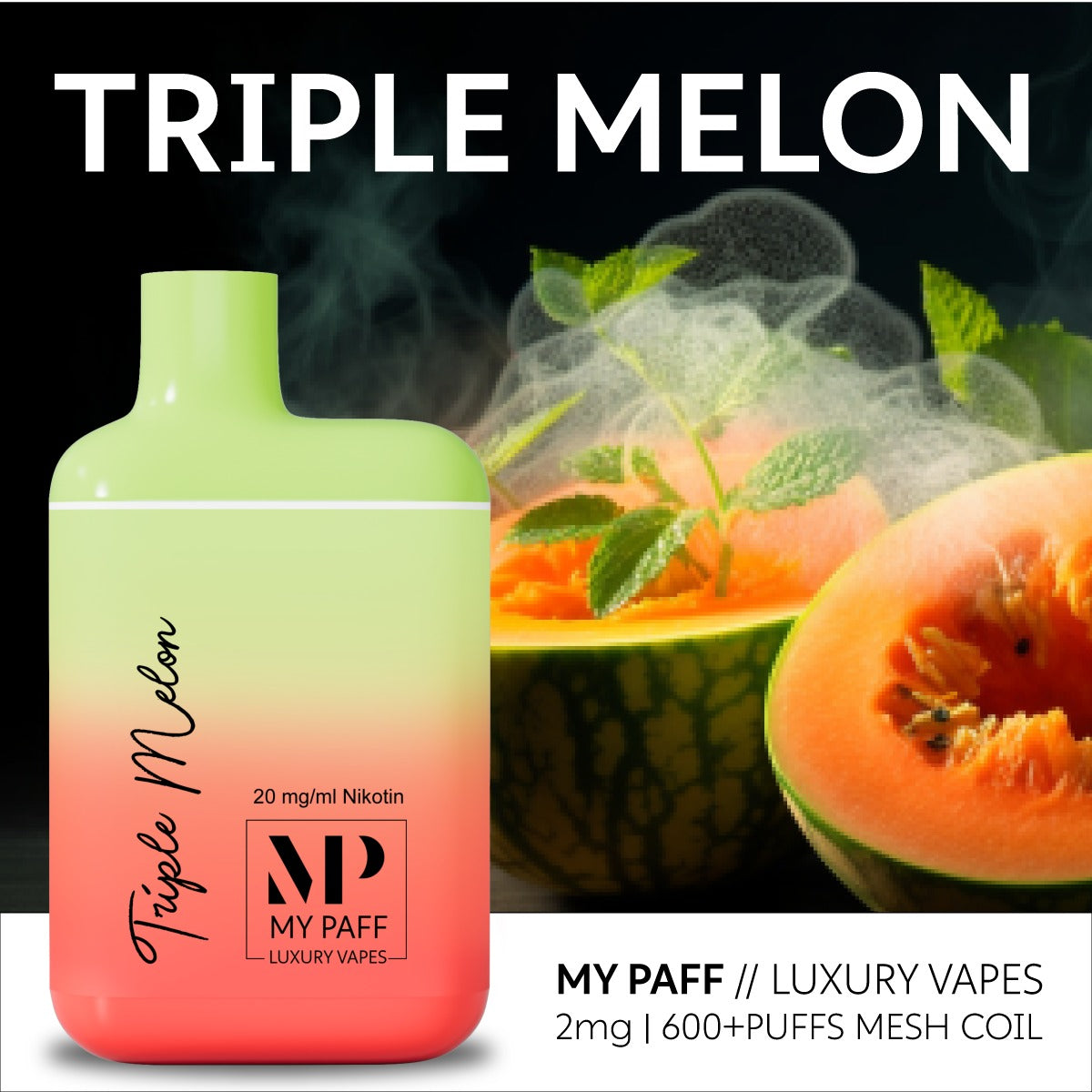 MyPaff Mini E-Vape | Triple Melon
