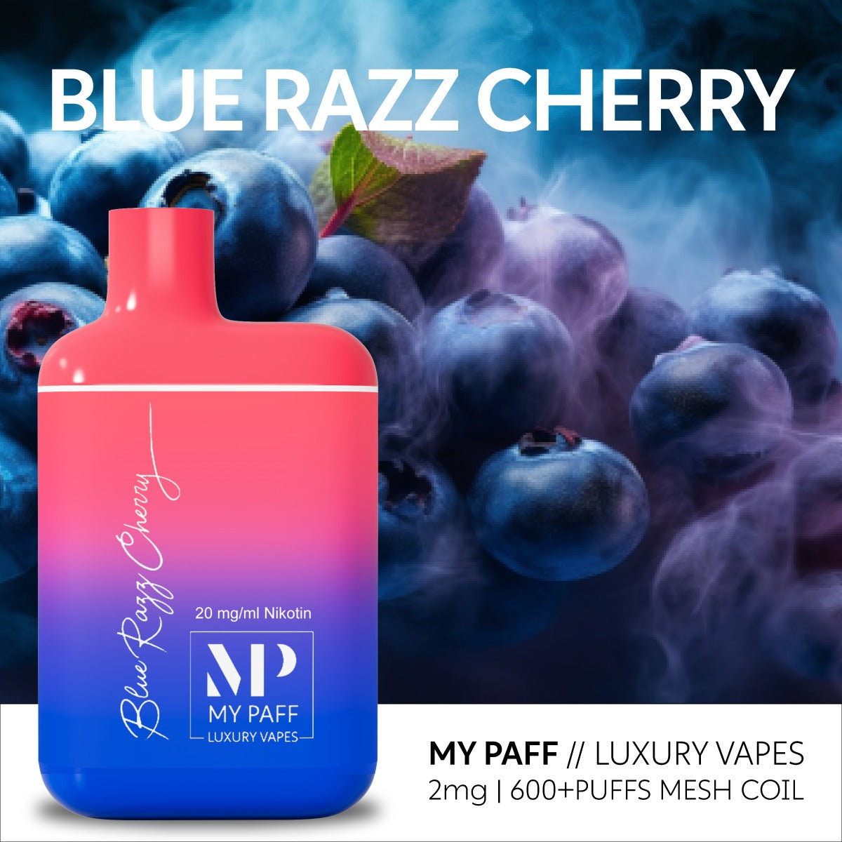 MyPaff Mini E-Vape | Blue Razz Cherry