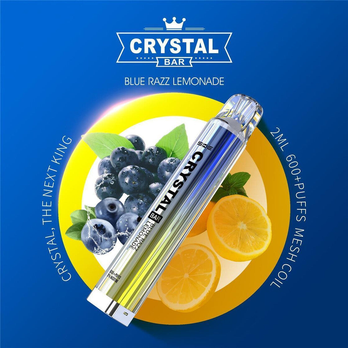 SKE - Crystal Bar - Einweg E-Zigarette - Blue